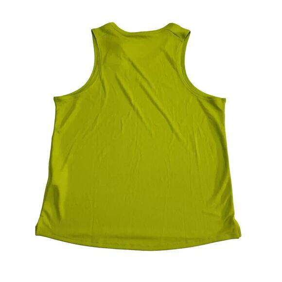Nike Dri Fit Miler Lime Green Running Tank Top DV9321 308 Men’s Size Large - Picture 3 of 6